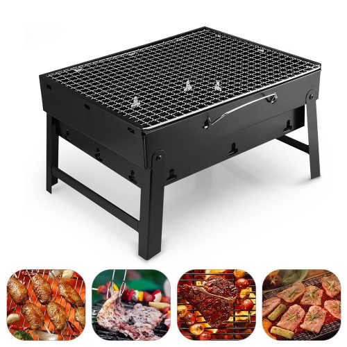 Barbecue Grill Uten Portable Lightweight Simple Charcoal Grill Perfect Foldable 