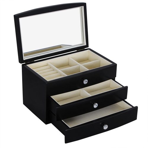 Jewelry Box Wooden Case Organizer