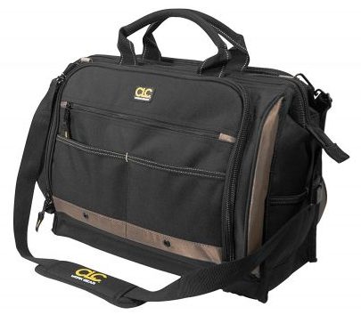 CLC Custom LeatherCraft 1539 Multi-Compartment 50 Pocket Tool Bag-Electrician Tool Bags
