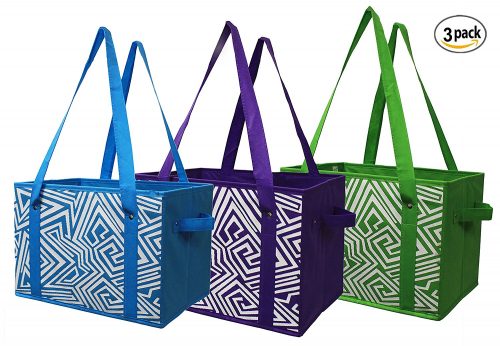  EarthWise Reusable Grocery Bag Shopping Box Tote 