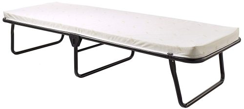  Jay-Be Saver Folding Bed with Airflow Mattress, Regular, Black/White