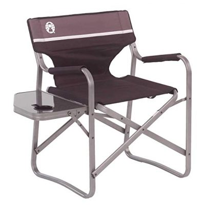  Coleman Portable Deck Chair with Side Table: