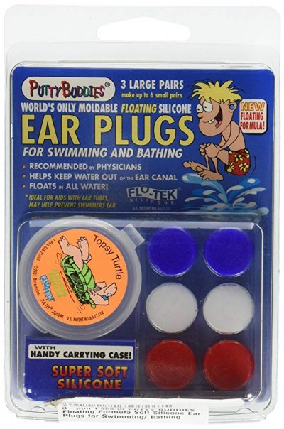 1. PUTTY BUDDIES Floating Earplugs 3-Pair Pack: