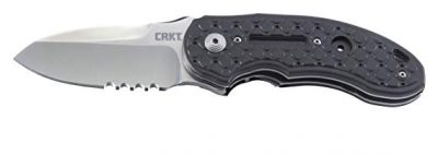 16. CRKT No Time Off Folding Pocket Knife: