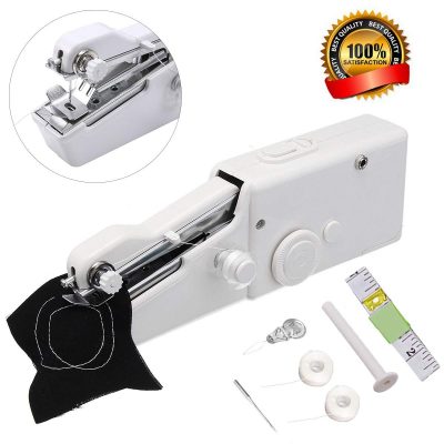  Portable Sewing Machine,Mini Handheld Sewing Machine MSDADA Electric Stitch Household Tool