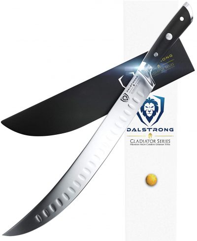  DALSTRONG Butcher's Breaking Cimitar Knife - Gladiator Series 10" Slicer - German HC Steel
