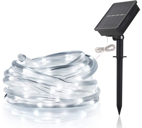  LTE Solar LED String Light Solar Powered Rope light Waterproof IP55 Cool White 6000K 33ft 100 LEDs