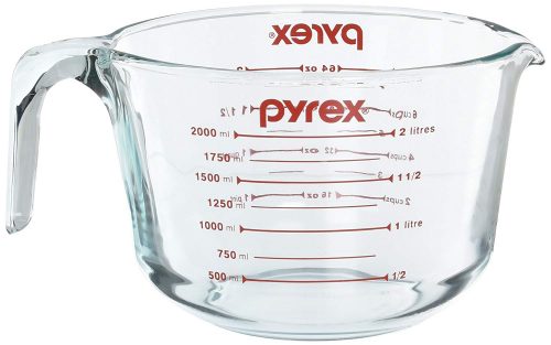  Pyrex Prepware 2-Quart Glass Measuring Cup