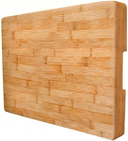  EXTRA LARGE Bamboo Cutting Board Butcher Block By Neet - Thick Heavy & Solid