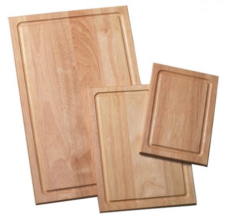  Farberware 3-Piece Wood Cutting Board Set with Drip Groove