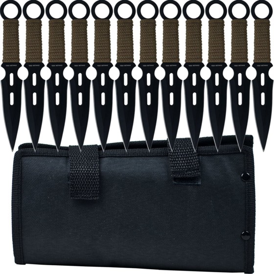 Whetstone Cutlery 12 Kunai Knives Set
