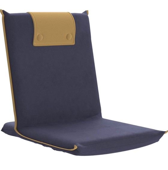 bonVIVO EasyII Cozy- Elegant Upholstered Home office Floor Chair for Reading 