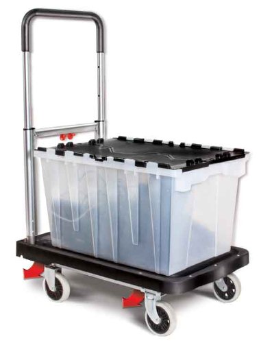 The 4 Wheels Folding Hand Truck With 300 lb Capacity 