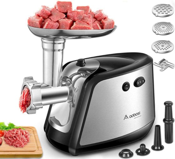 3 in 1 AOBOSI Electric Meat Grinder