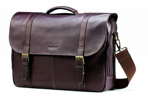 Durable Samsonite Flap-Over Messenger Bag
