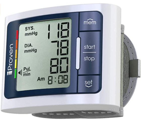 Proven Digital Blood Pressure Monitor Wrist or Arm Cuff