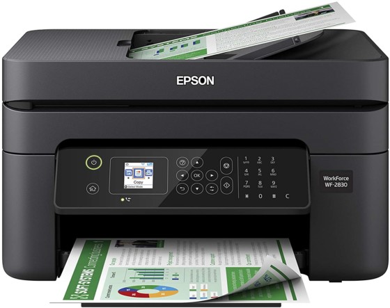 Epson Workforce WF-2830 All-in-One Printer with Wireless Connection