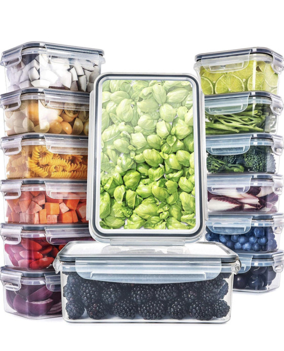 Glass Food Storage Containers with Glass Lids-Fullstar