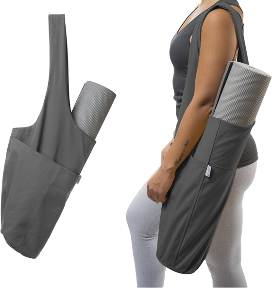 Yogiii Yoga Mat Bag with Large Side Pocket& Zipper Pocket 