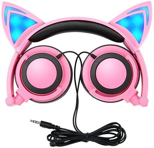 Dicekoo Cat Ear Headphones for Kids