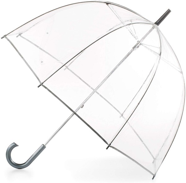 #02- totes Women's Clear Bubble Umbrella