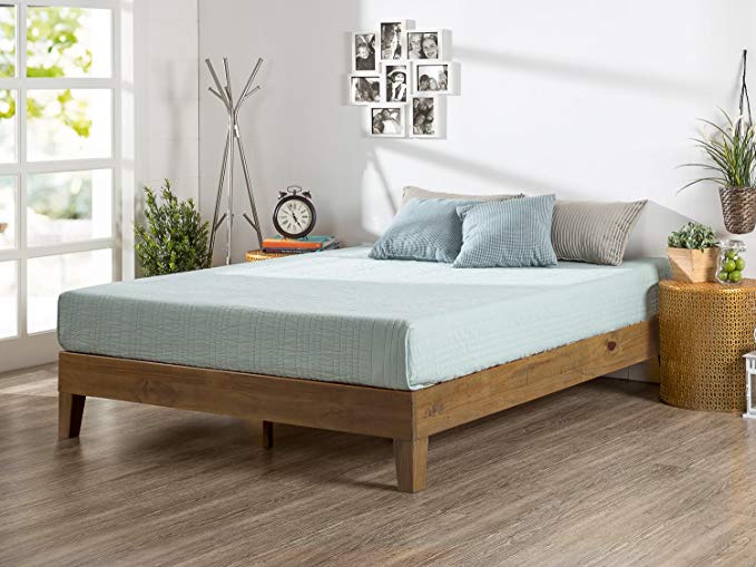 #12.Zinus Alexis 12 Inch Deluxe Wood Platform Bed