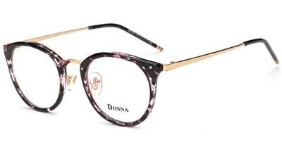  DONNA Stylish Clear Lens Frame Glasses: