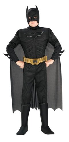 4. Batman Dark Knight Rises Kids Deluxe Costume from Rubie: