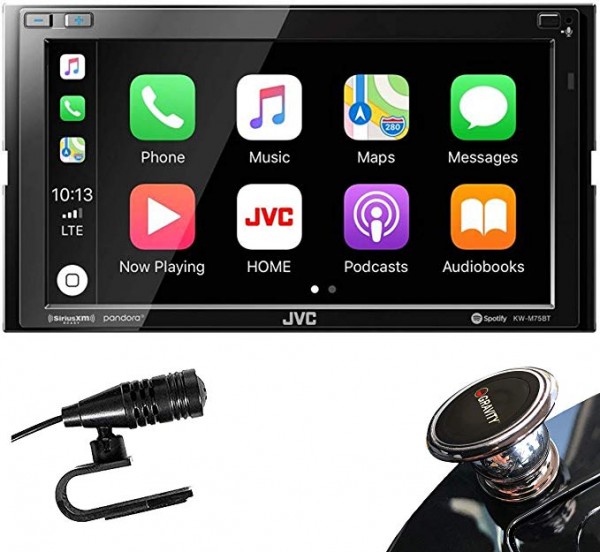 6) JVC D.Din 6.8" Touchscreen AM/FM/CD/BT Mechless SiriusXM Apple Car Play 