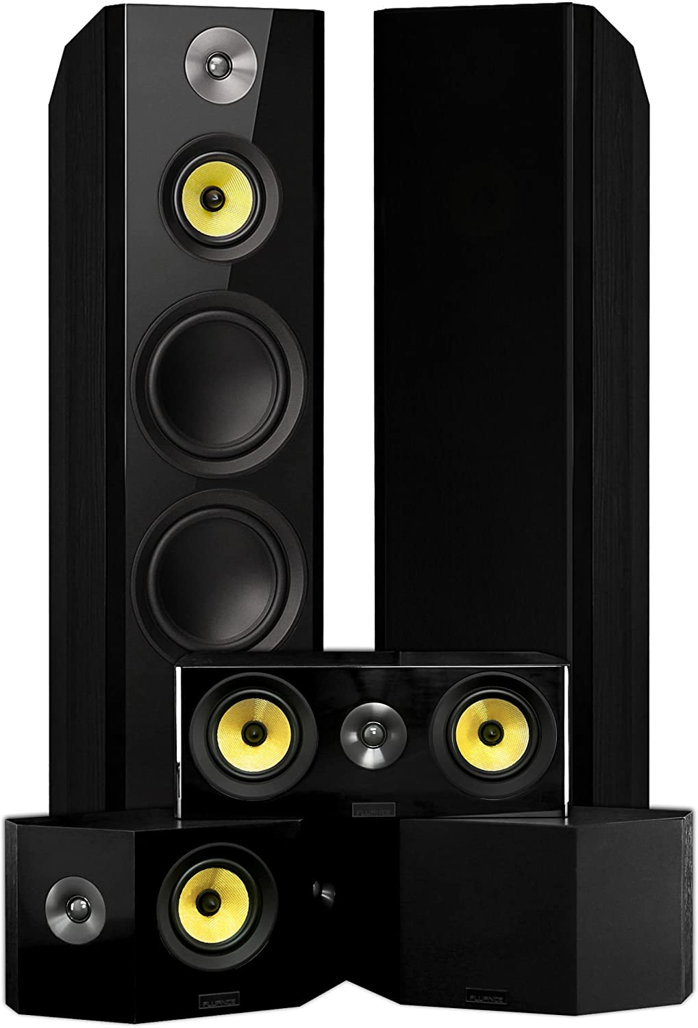 Fluance AVHTB Surround Sound Home Theater Speaker System