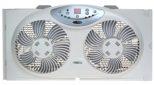  Bionaire BW2300-N Twin Reversible Airflow Window Fan with Remote Control