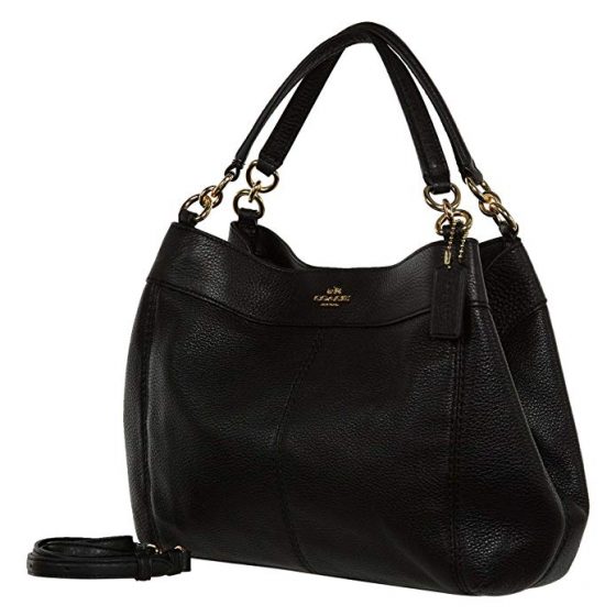 Coach Pebbled Leather Small Lexy Shoulder Bag Handbag