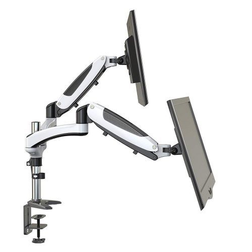  HUANUO Dual Monitor Mount, Full Motion Monitor Arm Stand