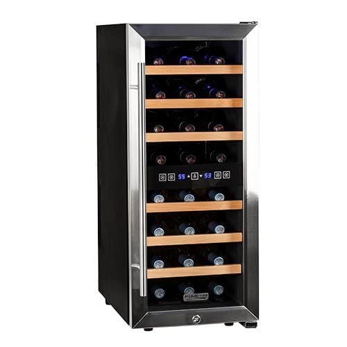 Koldfront TWR247ESS24 Bottle Free Standing Dual Zone Wine Cooler