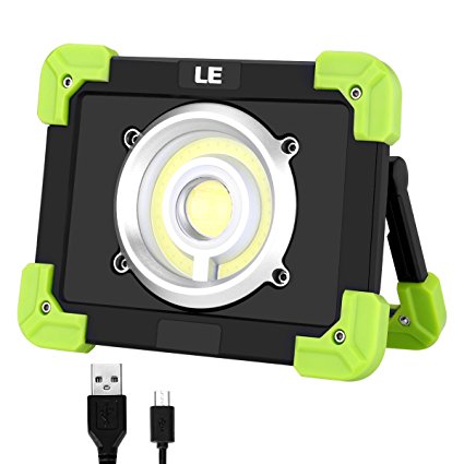 Lighting EVER LE 20W LED Work Light Rechargeable Camping Lantern