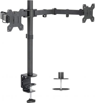  VIVO Dual LCD LED Monitor Desk Mount Stand