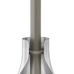 Polder Sleek Stainless Steel Toilet Brush