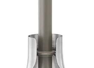 Polder sleek stainless steel toilet brush