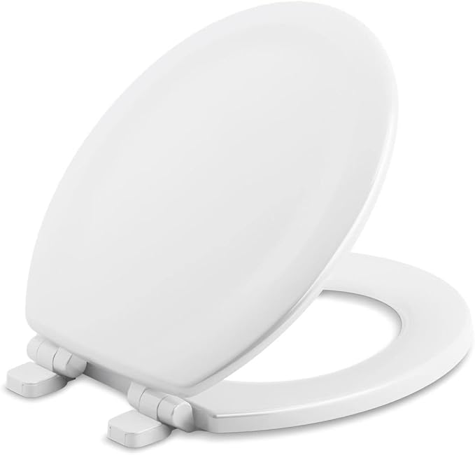 KOHLER Stonewood Quiet-Close Round-Front Toilet Seat