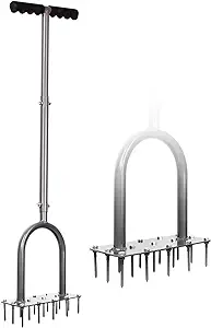 Walensee Lawn Aerator Spike Manual Dethatching Soil