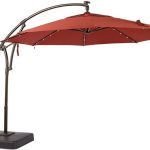 Hampton Bay 11 ft. LED Offset Patio Umbrella