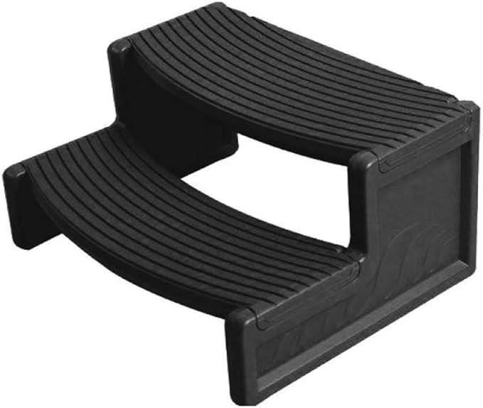 Confer Plastics Resin Multi Purpose Spa and Hot Tub Handi-Step Steps, Black