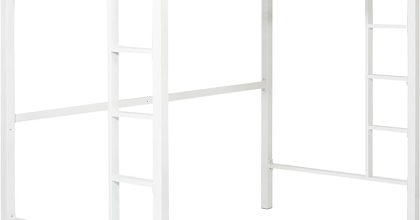 Walker edison brighton classic metal loft bunk bed