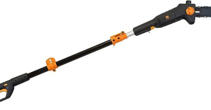 Wen 6 amp 8 inch electric telescoping pole saw