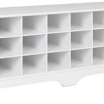 4 Best Shoe Storage Benches to Keep Your Entryway Organized in 2025 Prepac White Hall Bench with Storage