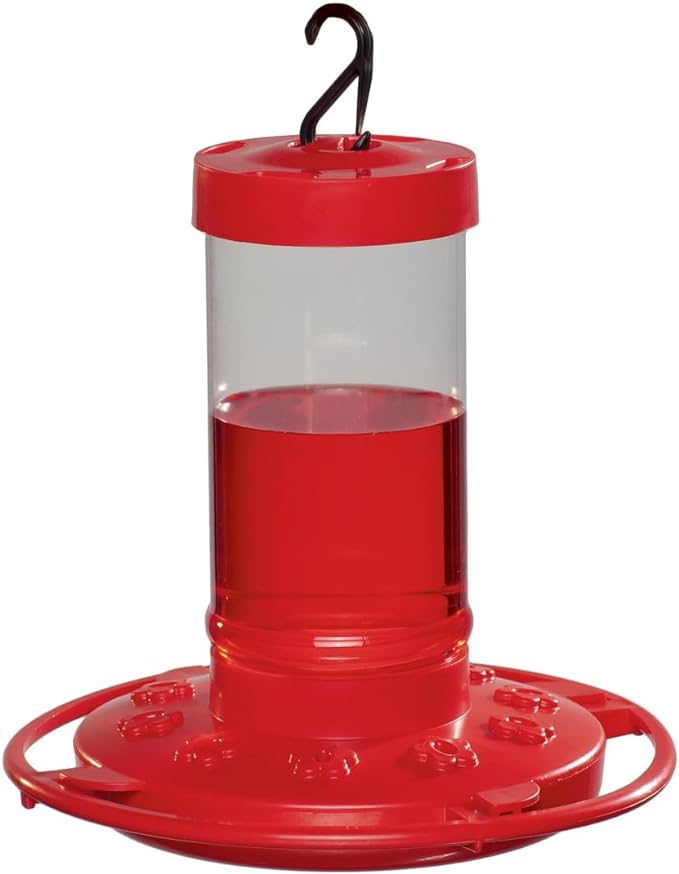 First Nature 993051-546 16 oz. Hummingbird Feeder, Red