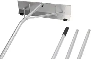 Extreme max 5600.3207 shingle saver 21 roof snow rake with 24 blade