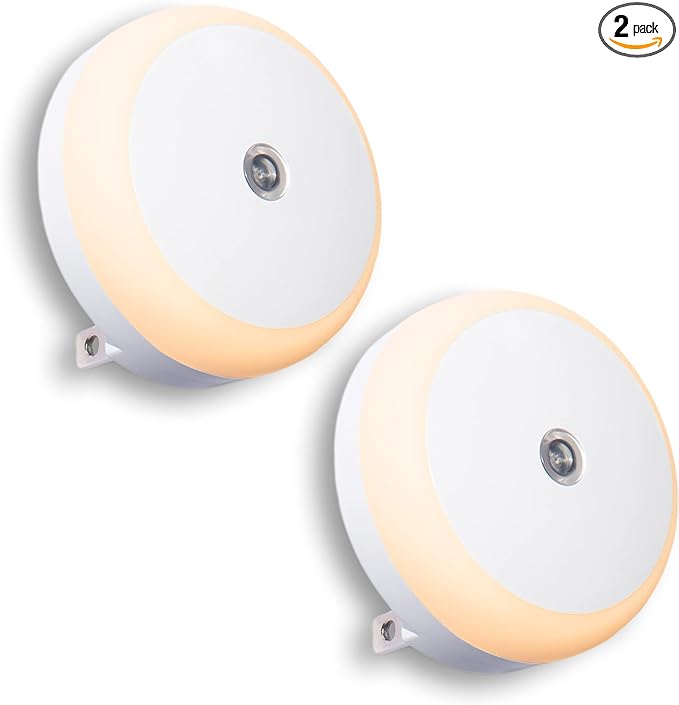 LED Night Light Plug in Nightlight with Dusk to Dawn Sensor