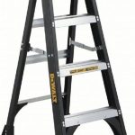 4 Best Ladders in 2025 DeWalt DXL3010-04 Fiberglass Stepladder, 4-Feet, Black