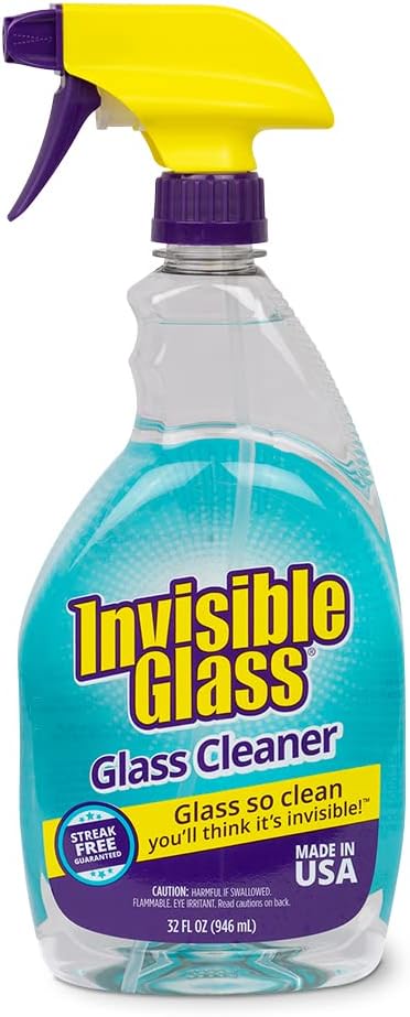 Invisible Glass Cleaner and Window Spray